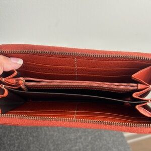Elegant Red Women's Wallet